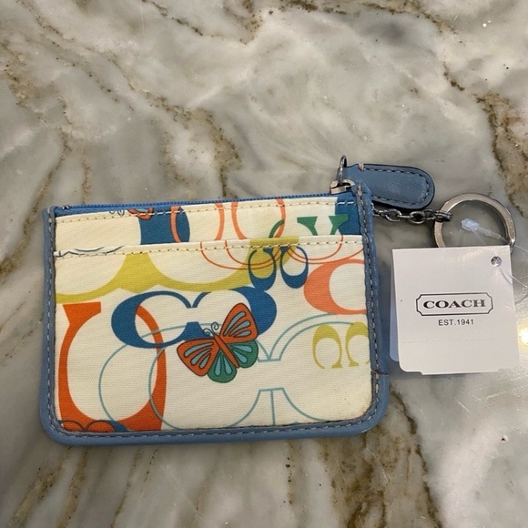 NWT Coach Card Holder Wallet/Key Ring - Picture 3 of 4